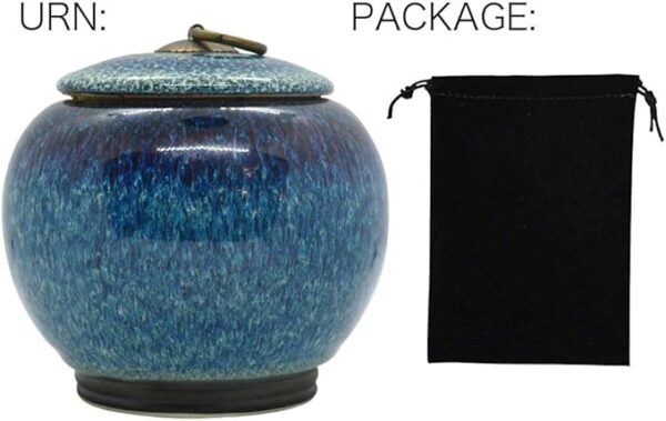 Always Remember Classic Souvenir Pet Cat Dog Ceramics Ashes Funeral Urn (5Lx5W) - Image 6