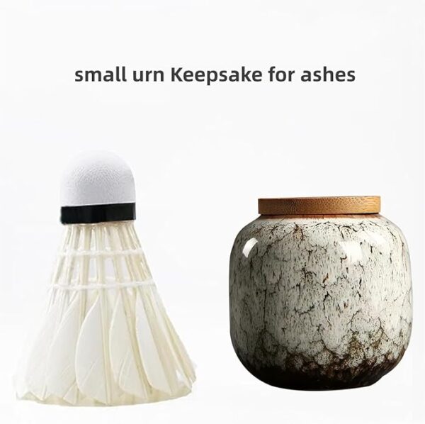 Small Urn for Human Ashes - Ceramic Decorative Token Funeral Mini Urns, for Adult, Child, and Pets, Honor Your Loved One Lost - Image 7
