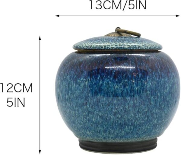 Always Remember Classic Souvenir Pet Cat Dog Ceramics Ashes Funeral Urn (5Lx5W) - Image 5