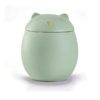 Cat Urn Dog Urn Sized 3.2x2.9 and 4.9x4.25. A Smiley-Cat Pet Urn with a Memoria Card.Cat Urns for Ashes for Your Pet (12 cu/in, Green)