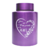 6 Inches Pet Urn for Ashes Dog Urn for Ashes Cat Urn Memorial Urn for Dogs or Cats Paw Print Keepsake Urn for Pet Laser Engraving with Meaningful Words-You Left paw Prints on My Heart